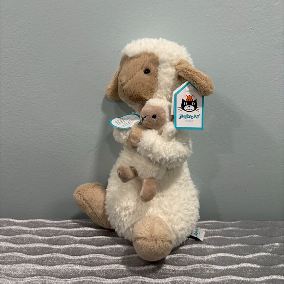 RARE Jellycat Huddles Sheep BNWT - Picture 3 of 6